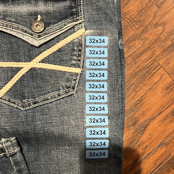 Men’s Axel jeans size 34/32 light color, slim boot new with tag jeans nwtss - Picture 6 of 8